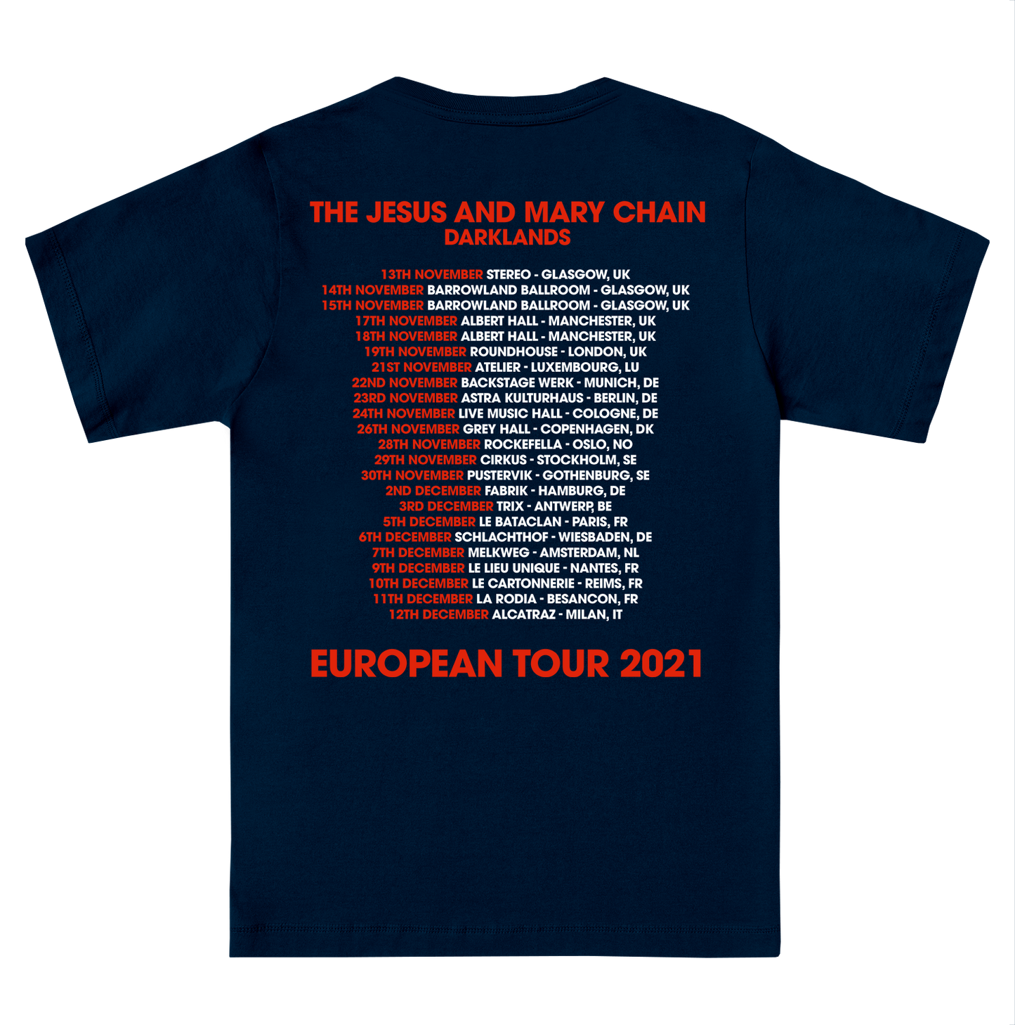 Darklands 2021 Tour Navy Tee